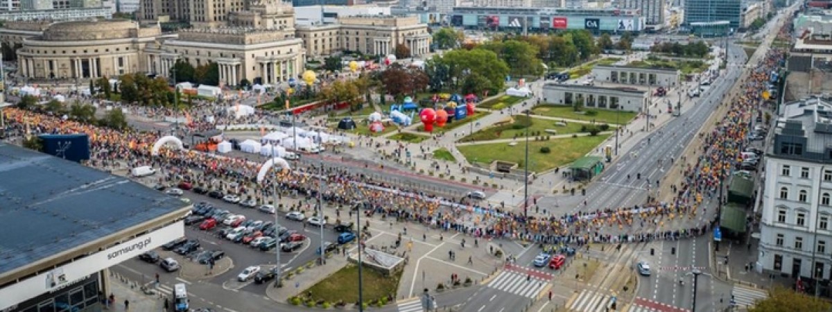 Новини Польщі: четверо українців круто пробігли Варшавський марафон 