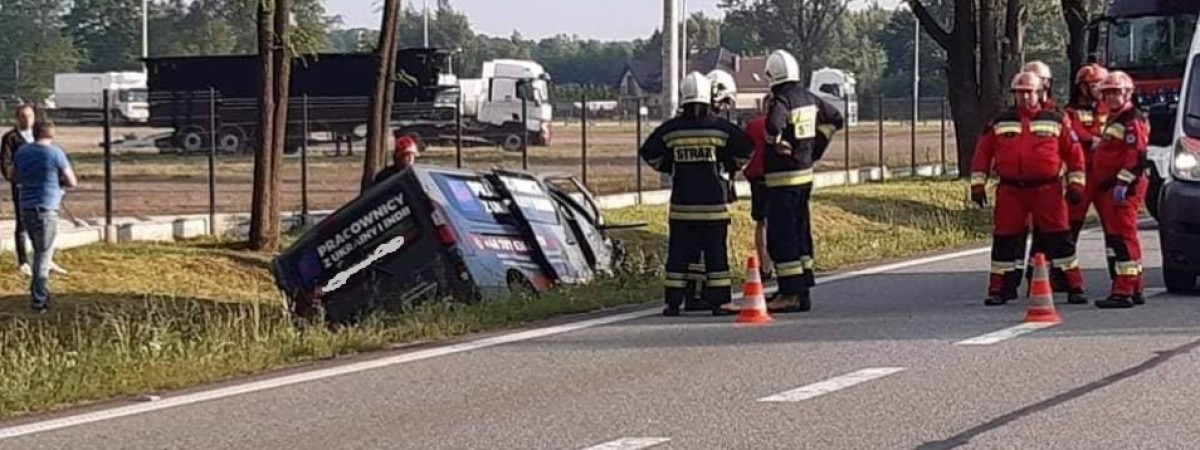 У Польщі бус з пасажирами спричинив лобове ДТП: у крові водія з України був алкоголь