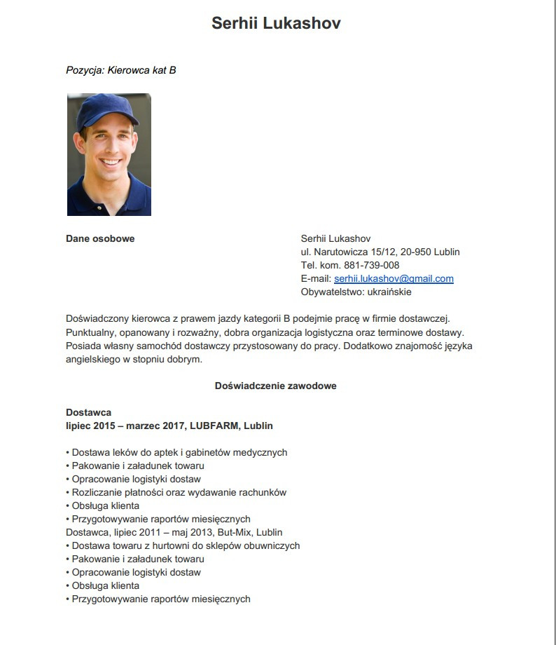 CV