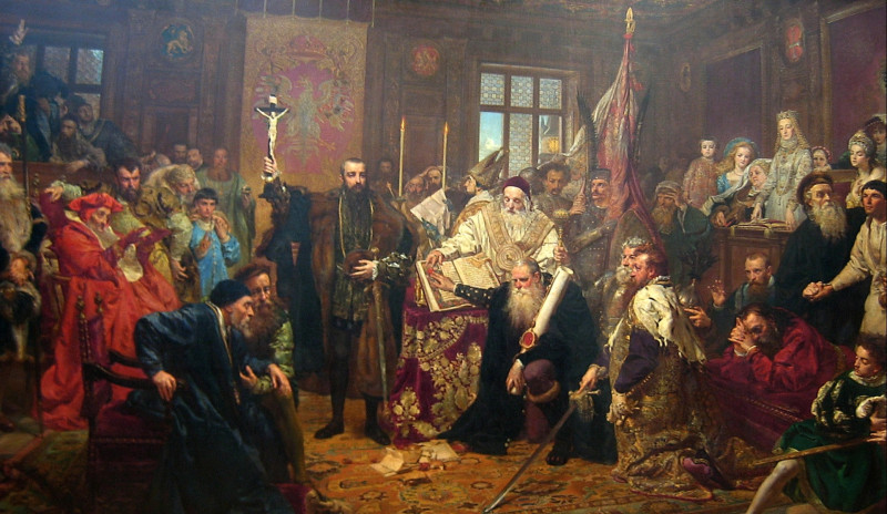 «Люблінська унія», Ян Матейко