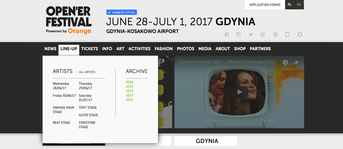 Главное музыкальное событие июня состоится в Гдыне с 28 июня по 1 июля
